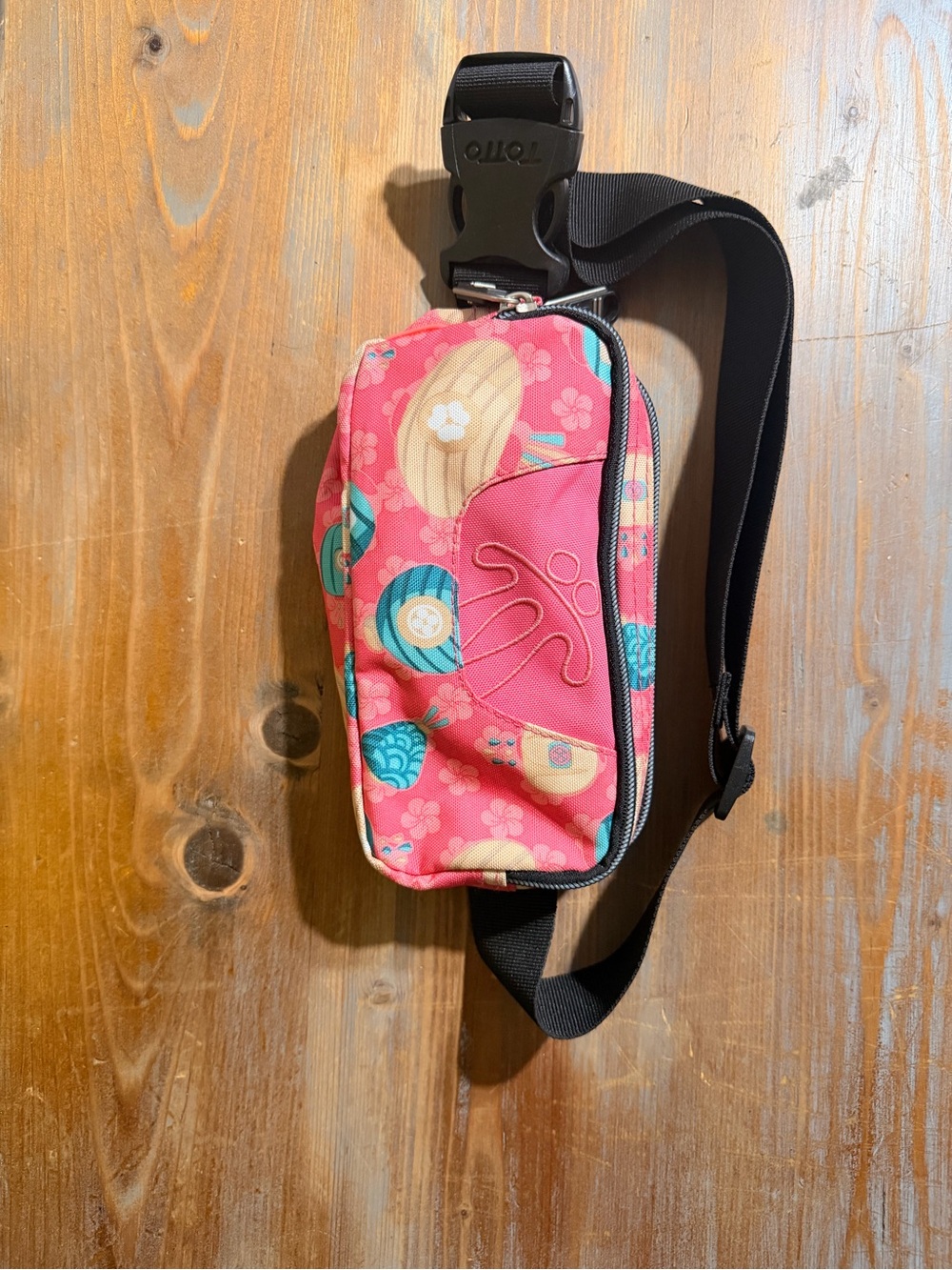 Totto Adjustable Crossbody Fanny Pack Travel Belt Bag